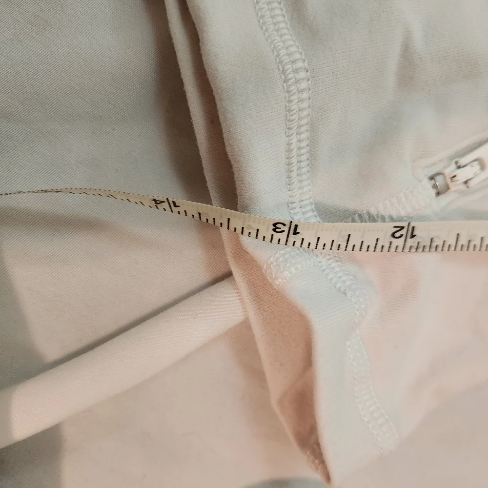 Aritzia White Zip-Up Sweatshirt - Picture 9 of 10